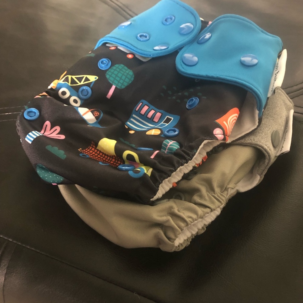 3 Happy BeeHinds pocket diapers